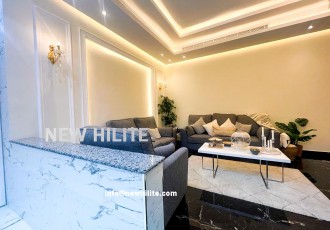 Brand new Two bedroom floor with spacious Roof top for rent in Mishref