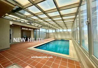Brand New 2 Bedroom Seaview Floor Apartment for Rent in Mahboula with Pool & Gym