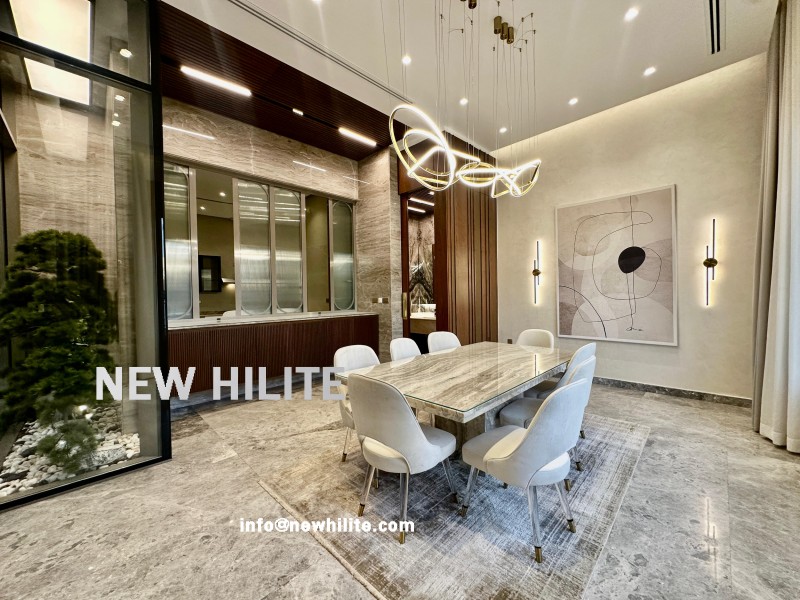 Three bedroom villa floor rent in salmiya (31) Luxury Fully Furnished 3 Master Bedroom Ground Floor Apartment with Private Pool & Garden for Rent in Salmiya