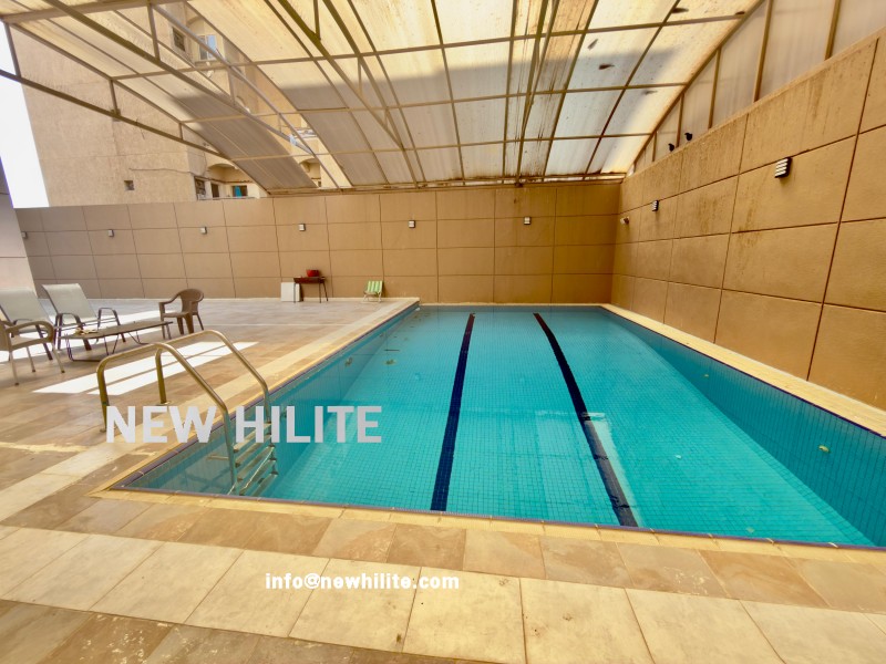 one bedroom apartment for rent in salmiya (1) 1 Bedroom Semi-Furnished Sea View Apartment for Rent in Salmiya