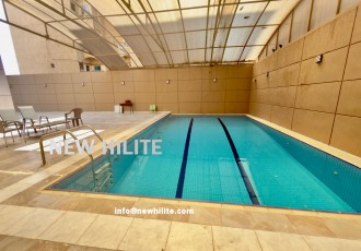 1 Bedroom Semi-Furnished Sea View Apartment for Rent in Salmiya