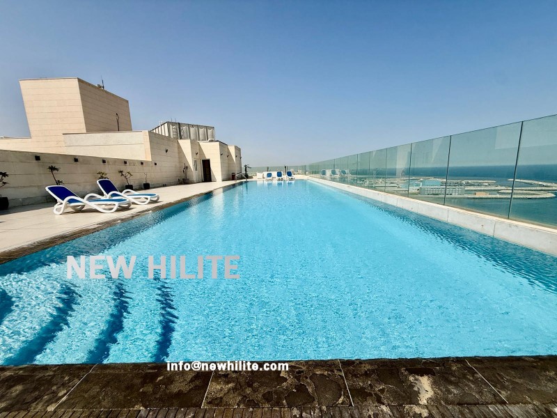 1 Bedroom Semi-Furnished Apartment for Rent in Mahboula